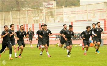تقسيمة قوية للاعبي الزمالك فى التدريبات الجماعية 