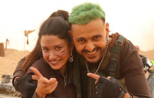 رامز جلال ينشر صورة ضحيته ويعلق «سينتيا خليفة بعد الحلقة المخيفة»