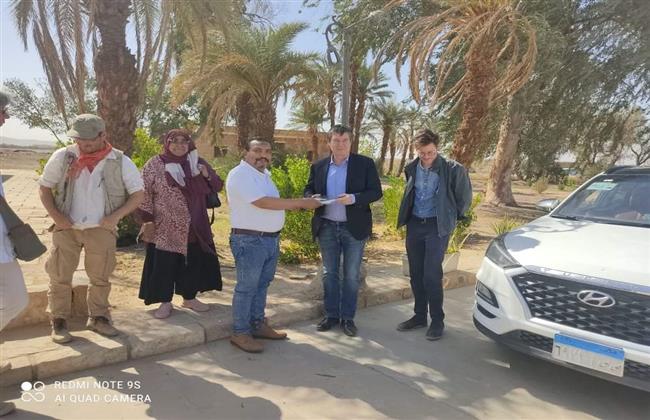 سفير بلجيكا يزور عددا من المواقع الأثرية بأسوان
