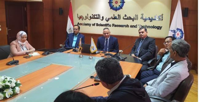 رئيس أكاديمية البحث العلمي يستقبل وفد بنجلاديش