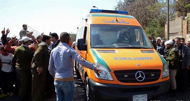 إصابة شخصين فى حادث تصادم دراجة نارية وسيارة بقنا 
