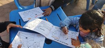   فريق التوعية يجوب النوادى والحدائق بورش الرسم للأطفال احتفالا بشم النسيم  