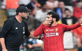كلوب: محمد صلاح السبب الأساسى فى فوز ليفربول على إيفرتون 