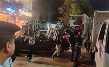   حملة لرفع الإشغالات من شوارع «الجمرك» في الإسكندرية