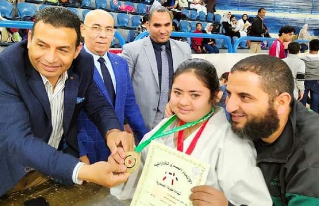 لاعبة مركز شباب ميت غمر تحصد الميدالية الذهبية في بطولة الجمهورية لذوي الهمم 