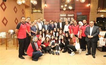 وزير الشباب والرياضة يكرم منتخبات مصر لكرة السلة