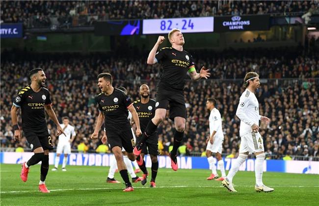 «مباراة مجنونة» مانشستر سيتى يفوز على ريال مدريد بفارق ضئيل
