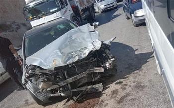 دماء على الطريق.. إصابة 11 شخصا فى حادث سير على زراعى بنى سويف