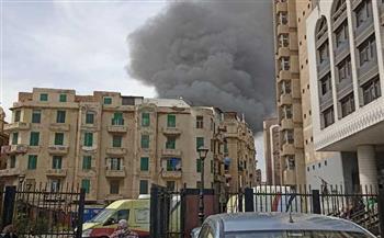   إصابة 10 أشخاص فى حريق محلات المنشية بالإسكندرية 