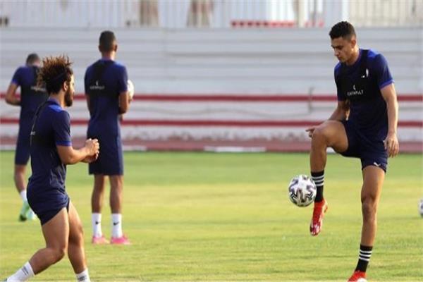 تقسيمة قوية فى تدريبات الزمالك استعدادًا لمواجهة المصرى