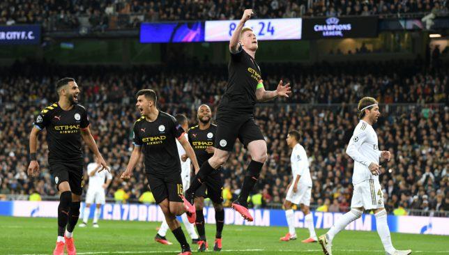 الشوط الأول.. مانشستر سيتى يفاجئ ريال مدريد بهدفين مقابل هدف 