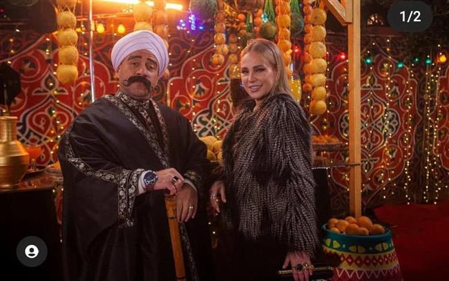 شرين رضا تنشر صور برفقة أحمد مكي .. من كواليس"الكبير أوي6"