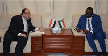 السفير المصرى يبحث تطوير خط الكهرباء مع وزير الطاقة والنفط السوداني