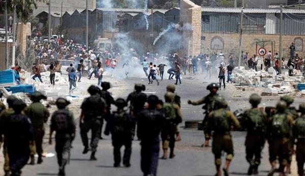 مواجهات بين الفلسطينيين والاحتلال الإسرائيلي في محافظة نابلس