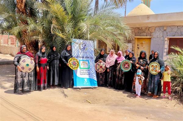 "القومى للمرأة": تدريب ١٥ سيدة على صناعة أطباق الخوص بأسوان
