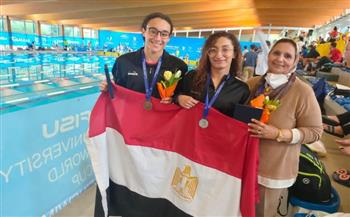   مصر تحقق 7 ميداليات في بطولة العالم للجامعات للسباحة بإيطاليا 