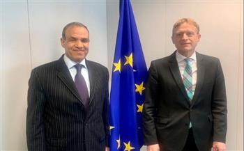   سفير مصر في بروكسل يتناول ملفات التغير المناخي والإنجازات في ملف حقوق الإنسان