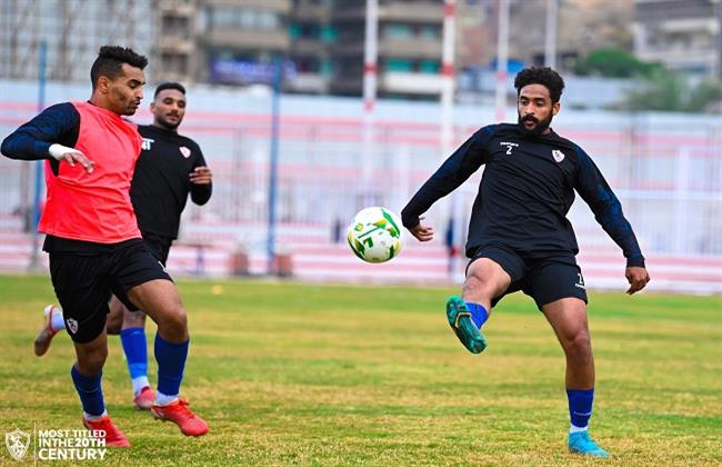 تدريبات تأهيلية وبدنية للاعبي الزمالك