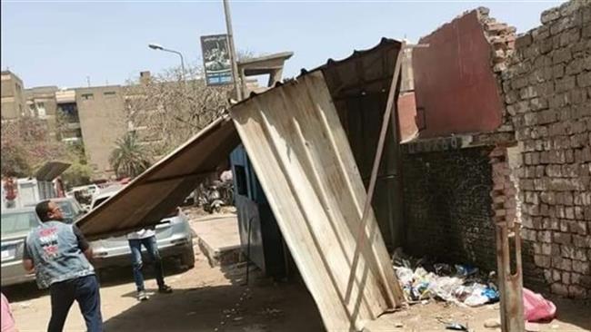 حملة مكبرة لرفع الإشغالات بحي شمال الجيزة والعمرانية