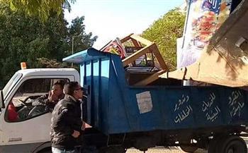 الجيزة تشن حملات مكبرة على الأسواق بحدائق الأهرام 