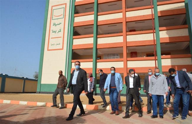 جولة رحمى استمرت 7 ساعات لتفقد 6 مدارس بحياة كريمة في زفتى