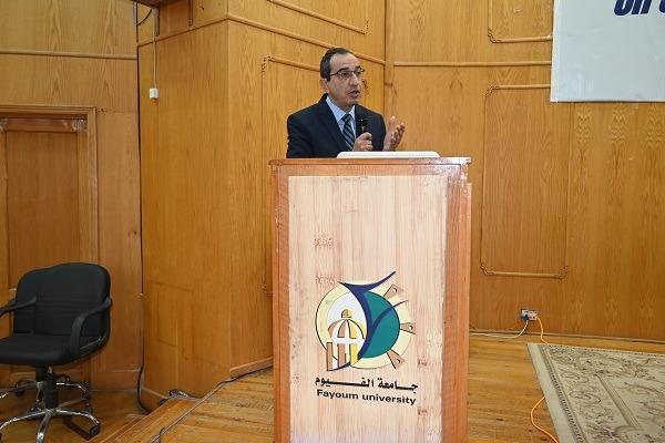 جامعة الفيوم: رئيس الجامعة يشهد ختام مسابقة Hult Prize لريادة الأعمال