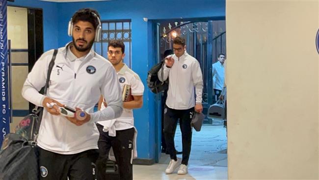 بيراميدز يصل ملعب الدفاع الجوى استعدادا لمواجهة الزمالك