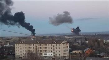   قصف روسى بالصواريخ على بلدة أوكرانية قرب كييف