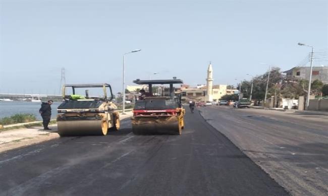 رصف طريق النشوة الجدية بتكلفة ١٠ملايين جنيه بالبحيرة