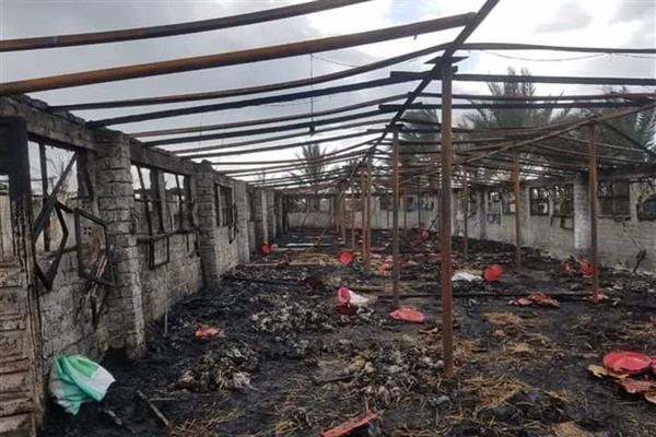 الحماية المدنية تخمد حريقًا نشب في مزرعة دواجن بالشرقية