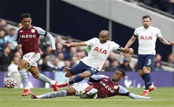 تونهام يفوز على أستون فيلا برباعية نظيفة فى الدورى الإنجليزى