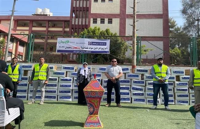 "تضامن بني سويف" تحقق المستهدف بتوزيع 300 ألف وجبة افطار   