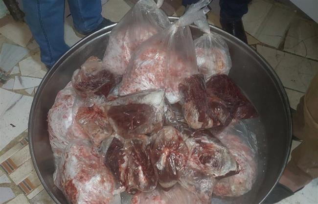 ضبط 1,9 طن لحوم ودواجن غير صالحة بالجيزة