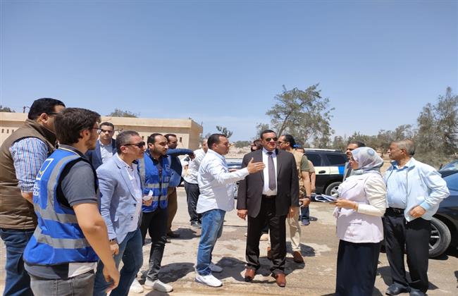 محافظ البحيرة يتفقد الأعمال الجارية بكفر داوود بوادى النطرون للمبادرة الرئاسية
