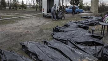   أوكرانيا: العثور على جثث 44 مدنيًا تحت أنقاض مبنى فى إيزيوم