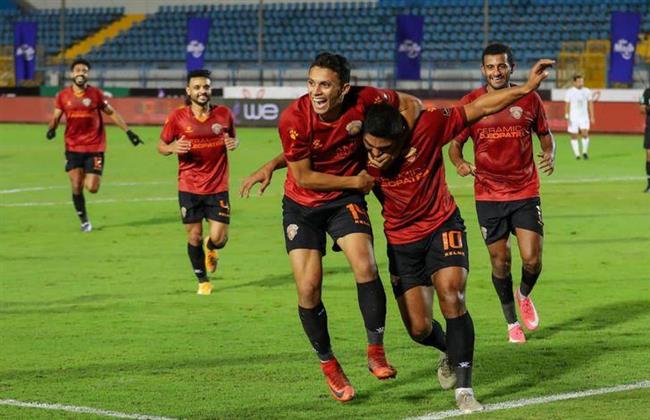 "أحمد سامي" يفتتح مشواره مع سيراميكا بالفوز على الجونة 