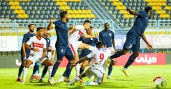 الشوط الأول.. إنبى يحرز هدف مفاجئ فى شباك الزمالك 