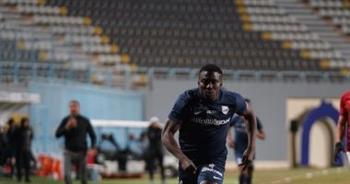 إيبوكا يهز شباك الزمالك ويحزر الهدف الثانى لإبنى بصاروخية قاتلة