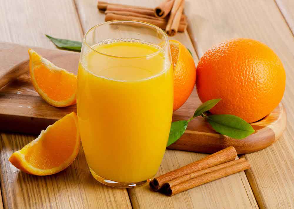 طريقة عصير البرتقال بالزنجبيل