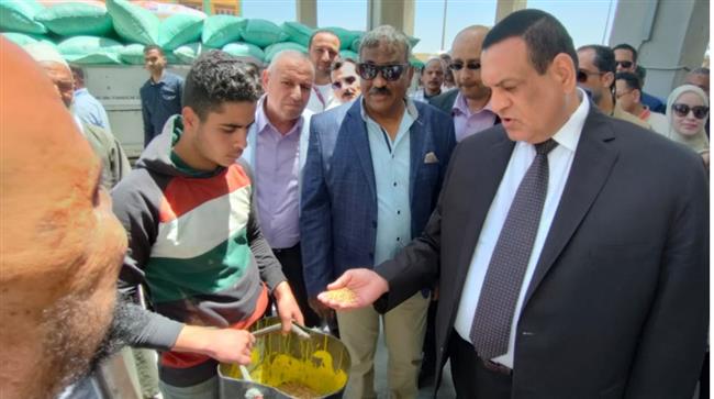 محافظ البحيرة: انتظام  توريد 54325 طن  قمح لشون وصوامع المحافظة