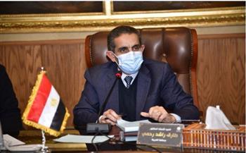 محافظ الغربية يناقش موقف مشروعات "حياة كريمة "بنهطاي وتفهنا العزب