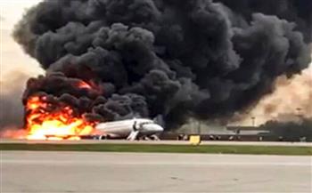   حريق في طائرة ركاب صينية ووقوع إصابات 