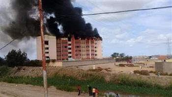   الحماية المدنية تسيطر على حريق بمدرسة فى قنا دون إصابات