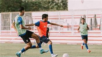 تقسيمة قوية بمران الزمالك الجماعي استعدادا لمباراة طلائع الجيش