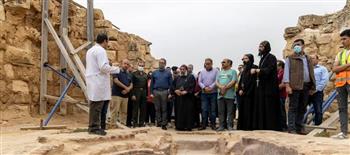   وزير السياحة والآثار يتفقد موقع أبو مينا الأثري 
