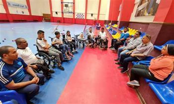 تفاصيل جلسة الوزير مع بعثة منتخب مصر للبوتشا قبل السفر لجنوب إفريقيا