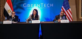 وزيرة التعاون الدولي تلتقي بعثة غرفة التجارة الأمريكية Green Tech