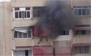  إخماد حريق شقة بفيصل دون إصابات 