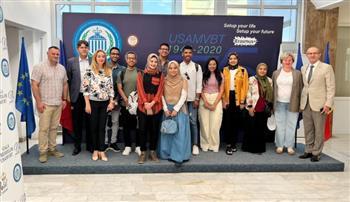 وصول الوفد الطلابي لجامعة جنوب الوادي لجامعة الملك مايكل الأول برومانيا 