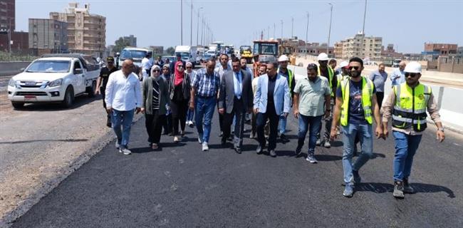 محافظ البحيرة تطوير وتوسعة محور الليثي بدمنهور بتكلفة 122 مليون جنية